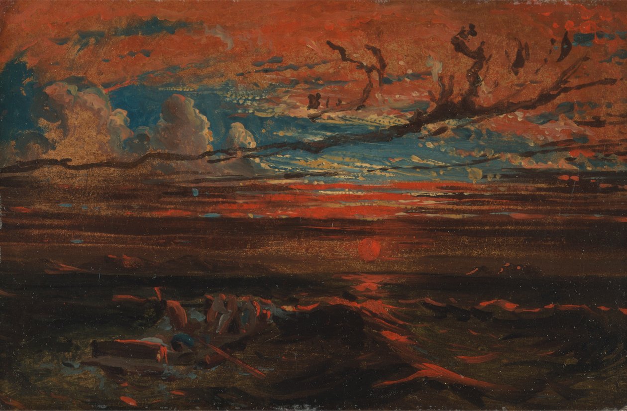 Auringonlasku merellä myrskyn jälkeen tekijältä Francis Danby