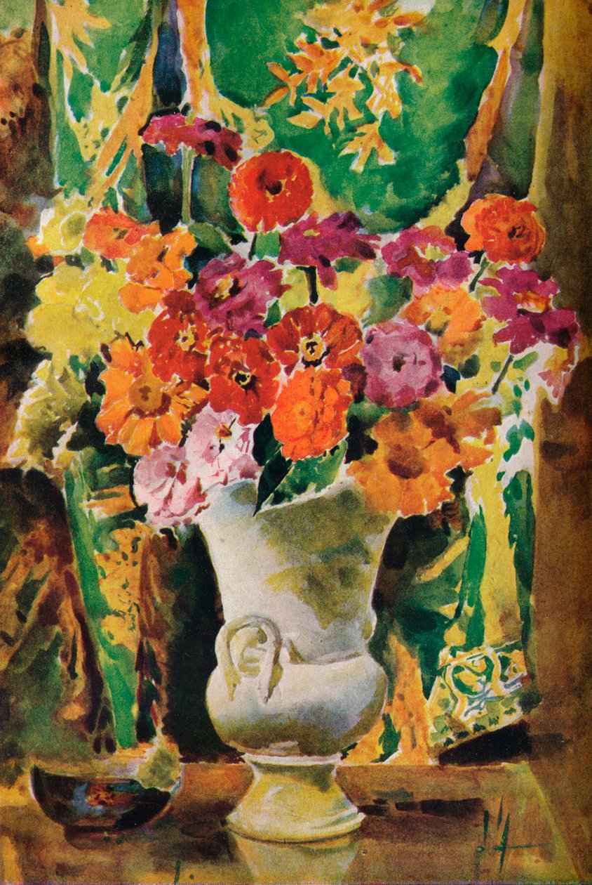 "Zinnias", 1800-luku tekijältä Francis Edward James