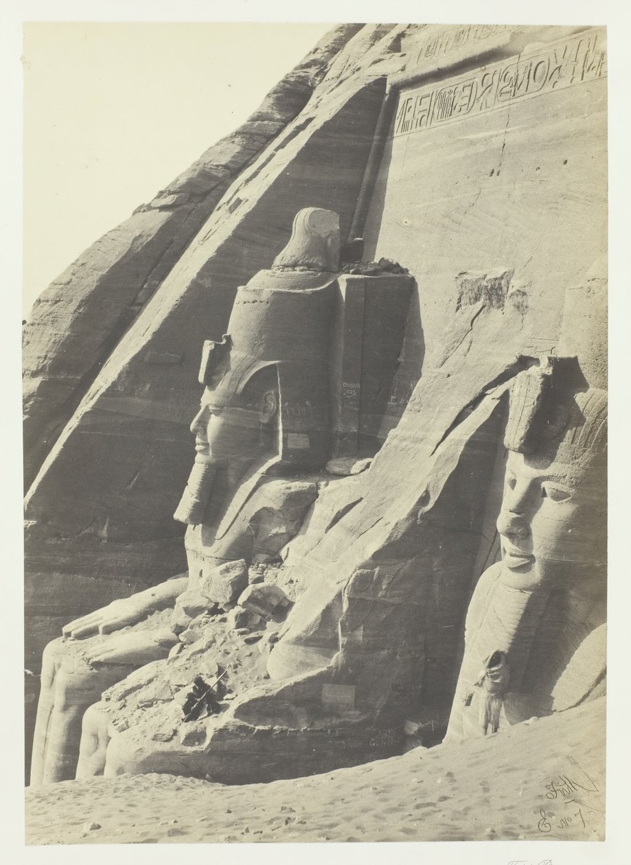 Abou Simbel, Nubia, 1857. tekijältä Francis Frith