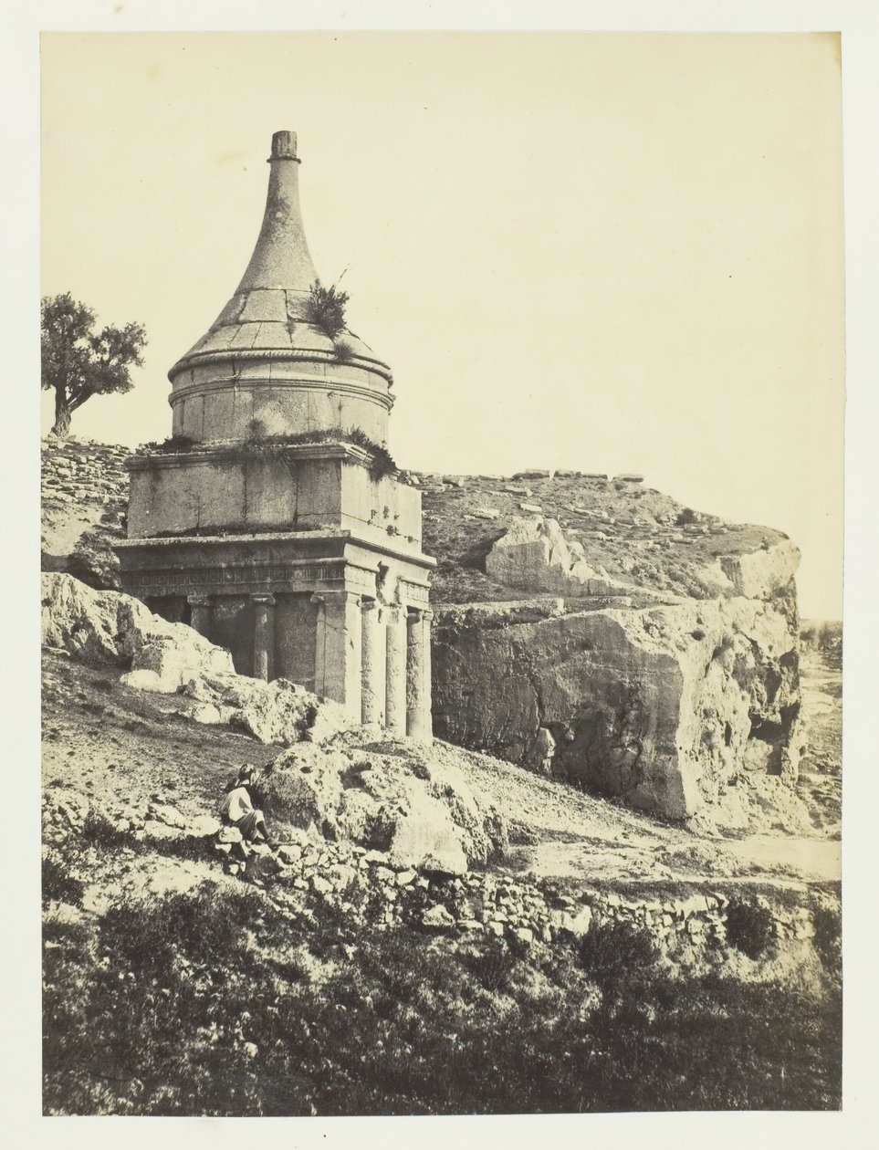 Absalomin hauta, Jerusalem, 1857. tekijältä Francis Frith