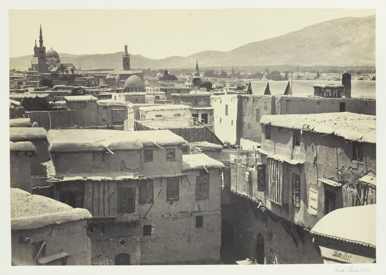 Damaskos, 1857. tekijältä Francis Frith
