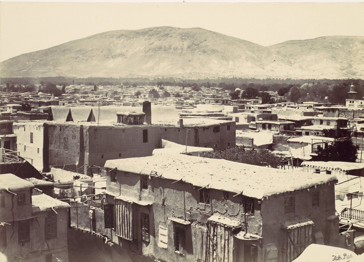 Damaskos, 1857. tekijältä Francis Frith