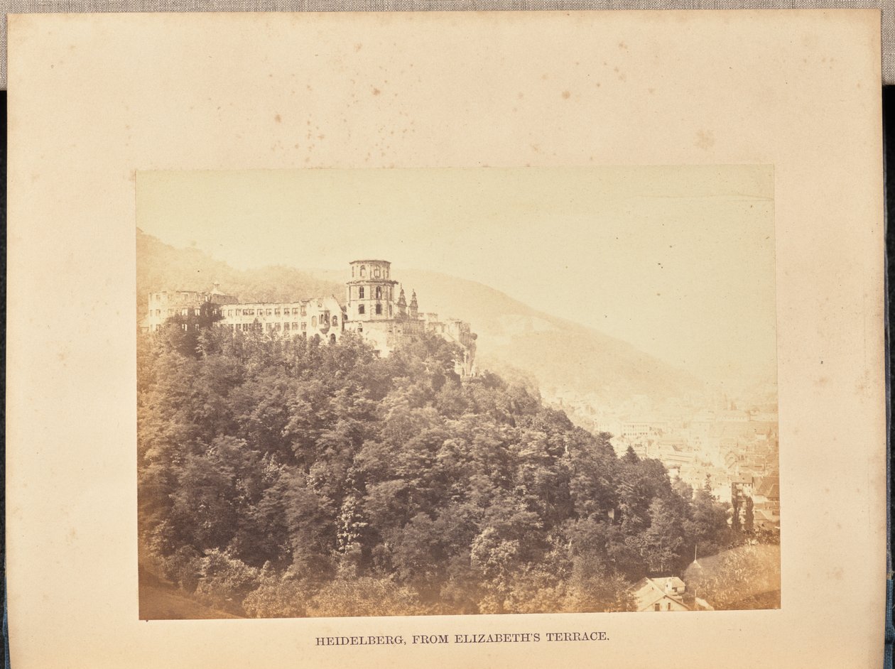 Heidelberg, Elizabethin terassilta tekijältä Francis Frith