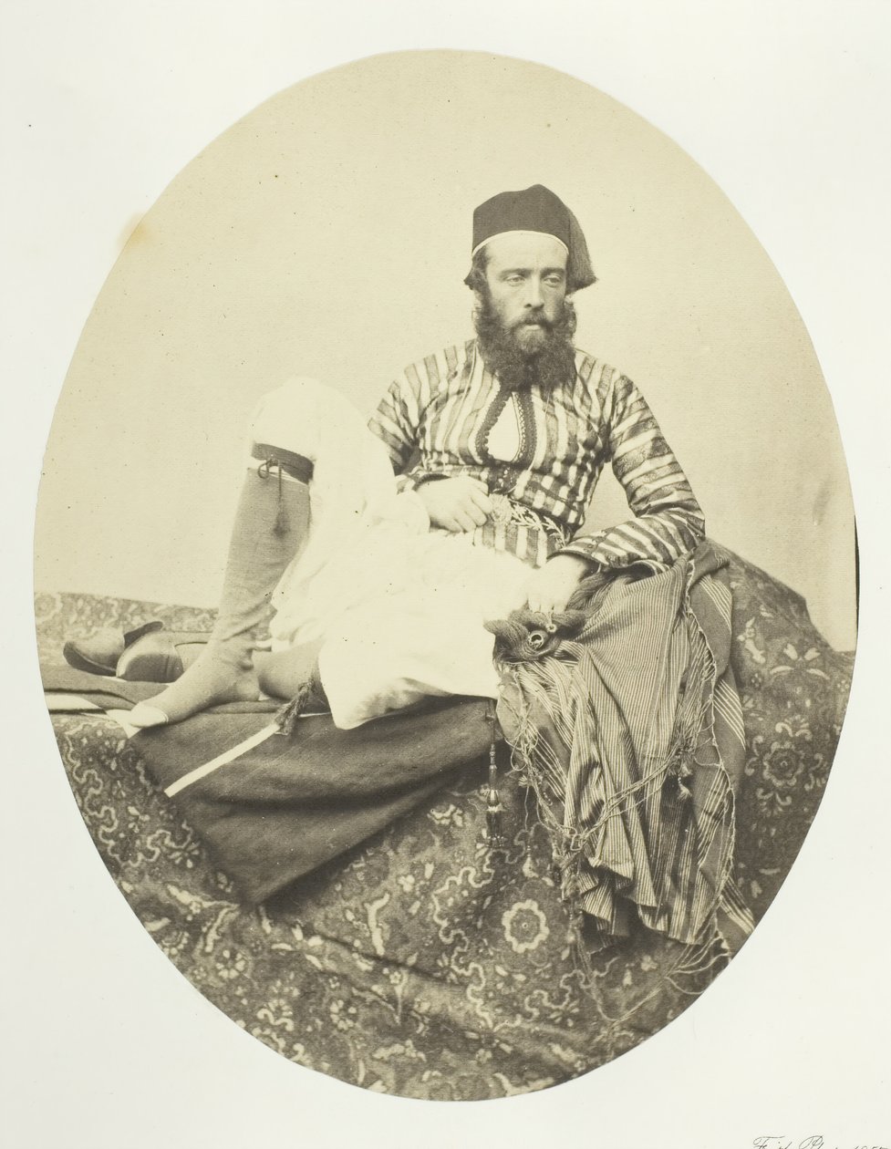 Muotokuva, turkkilainen kesäasu, 1857. tekijältä Francis Frith