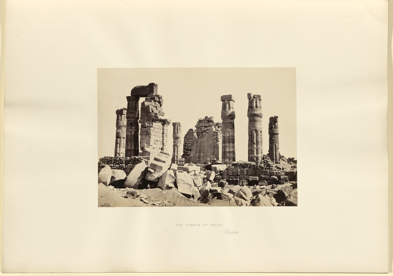 Solebin temppeli, Etiopia tekijältä Francis Frith
