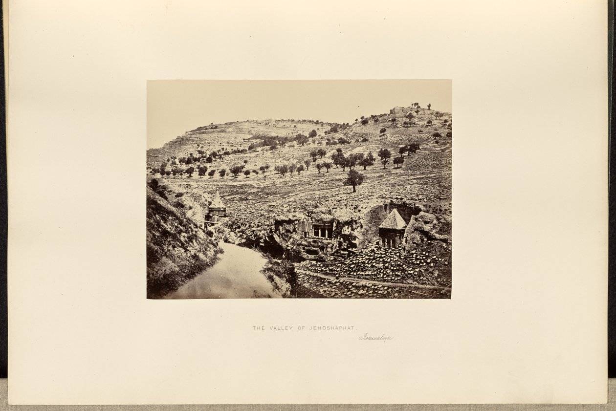 Joosafatin laakso, Jerusalem tekijältä Francis Frith