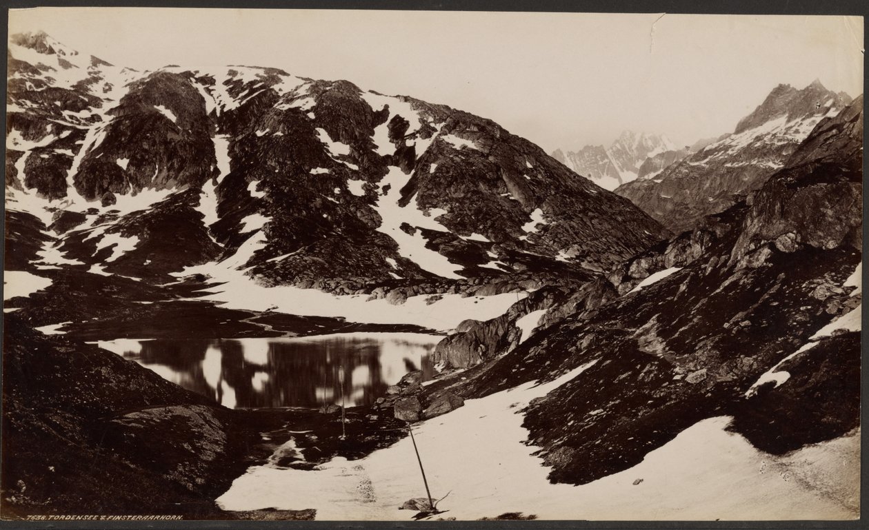 Tordensee ja Finsteraarhorn tekijältä Francis Frith
