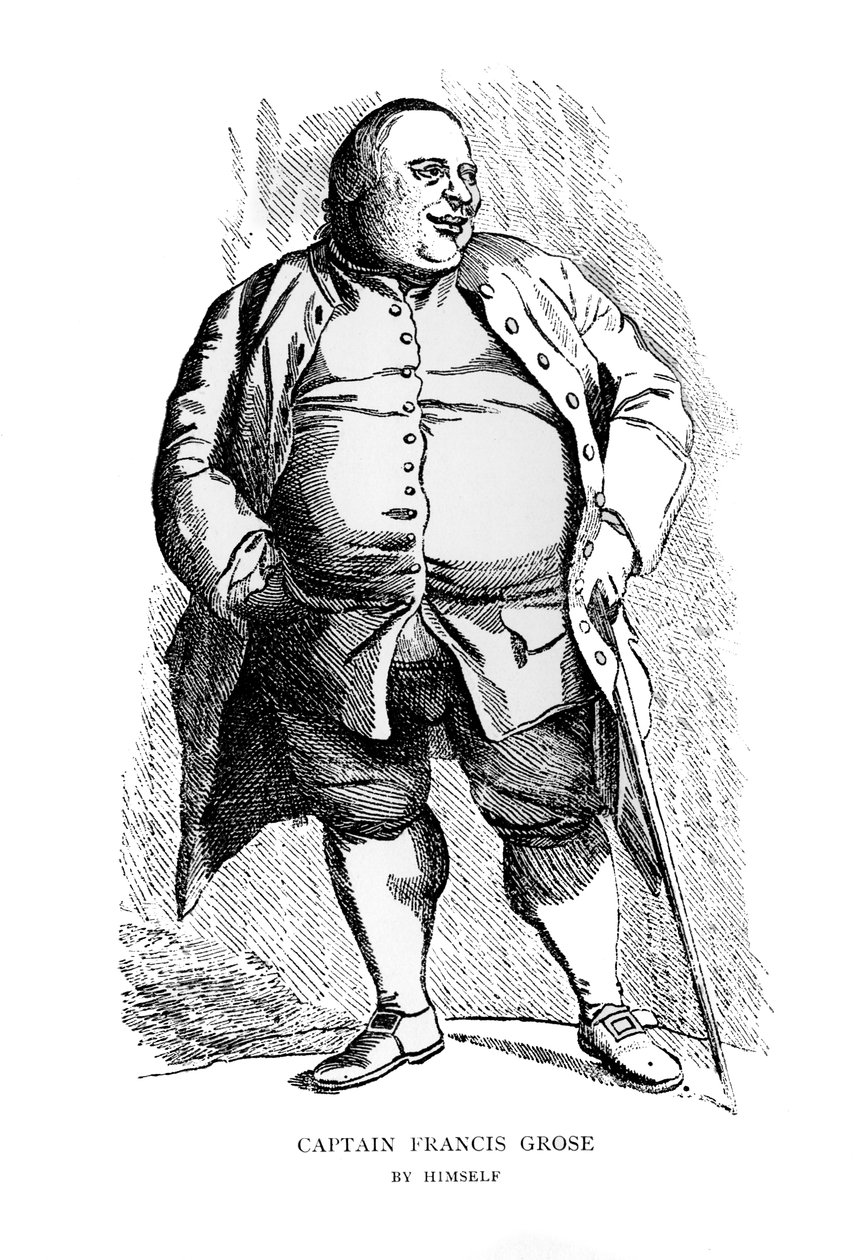 Kapteeni Francis Grose itse, 1700-luku. tekijältä Francis Grose