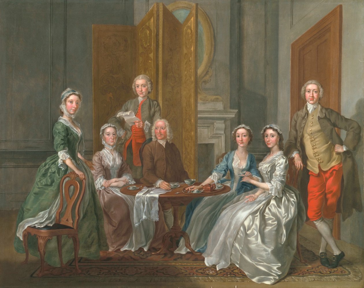 Gascoignen perhe, noin 1740 tekijältä Francis Hayman