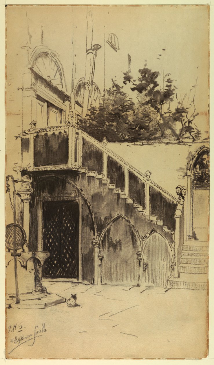 Grand Staircase, Palazzo Contarini tekijältä Francis Hopkinson Smith