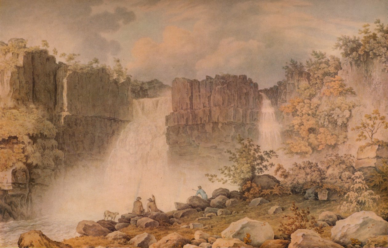 High Force, Teesdale, c1807 tekijältä Francis Nicholson