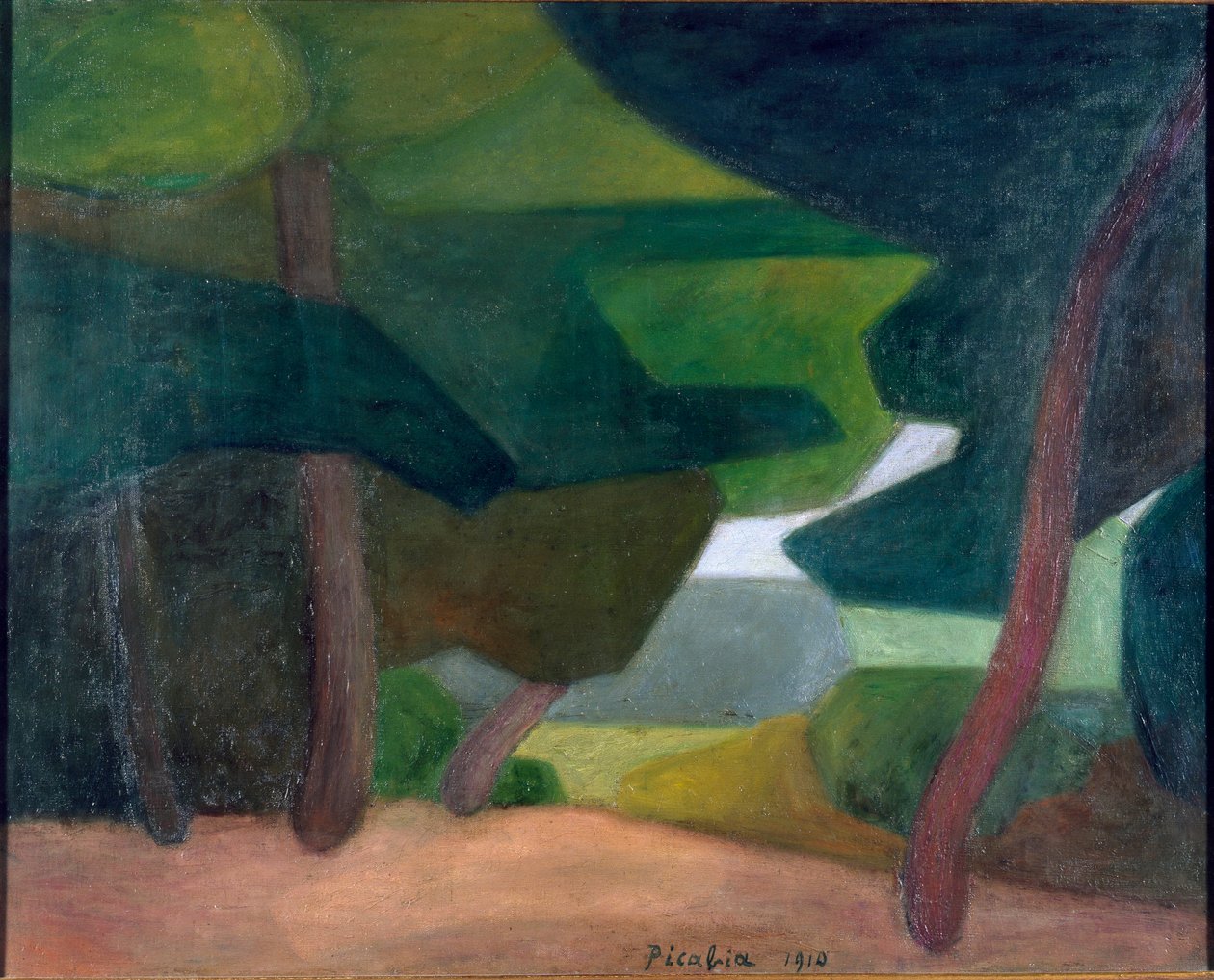 Maisema Cassis tekijältä Francis Picabia
