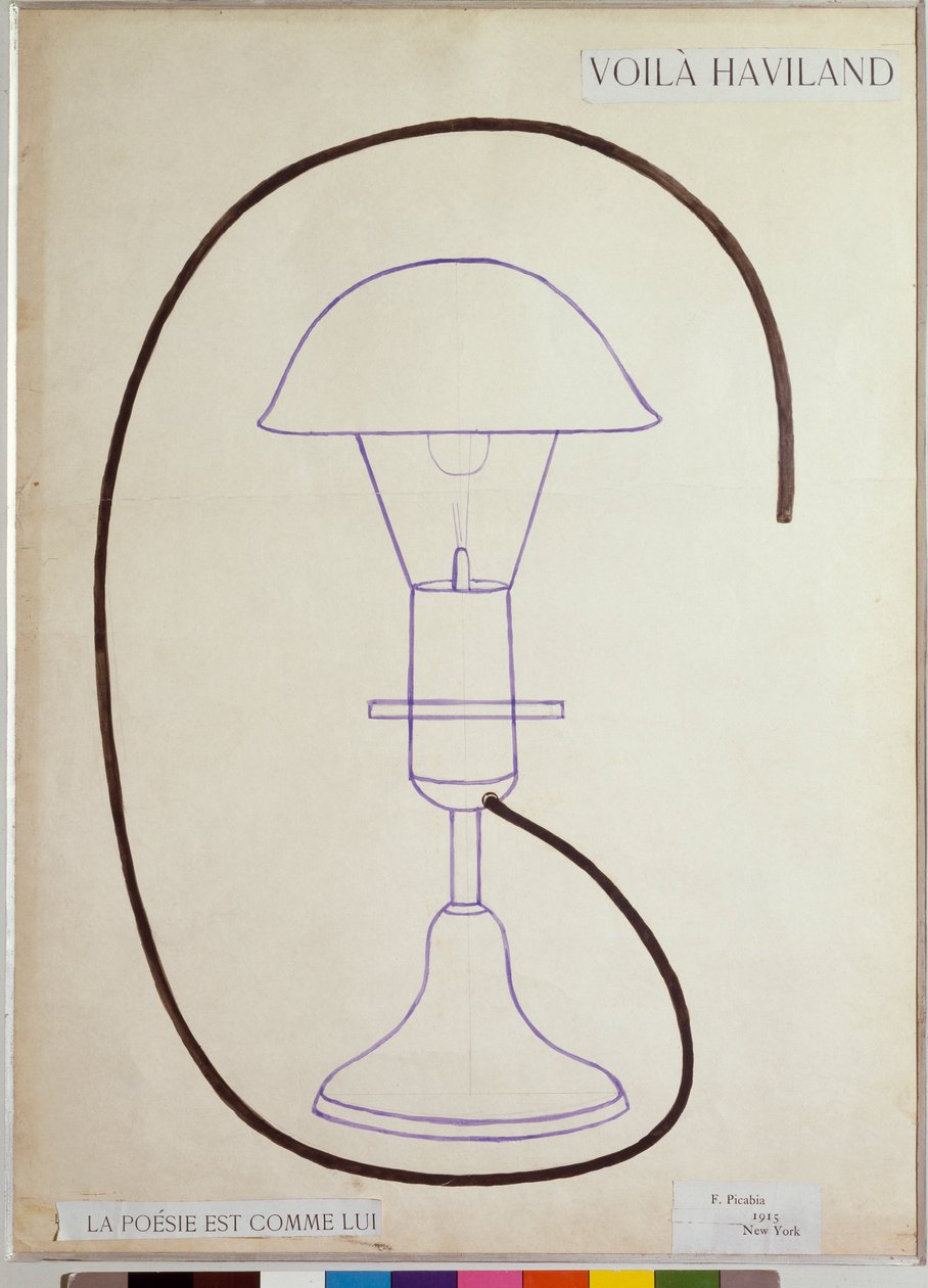 Runous on hänen kaltaistaan (Piirustus tekijältä Francis Picabia