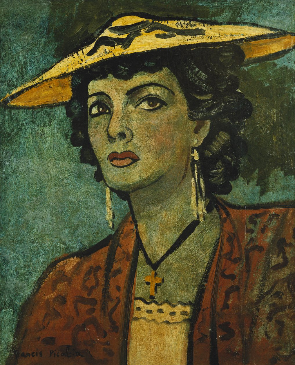 Keltainen hattu; Le Chapeau Jaune tekijältä Francis Picabia