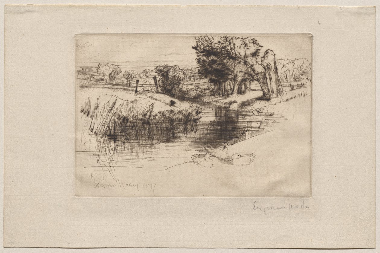 Backwater tekijältä Francis Seymour Haden