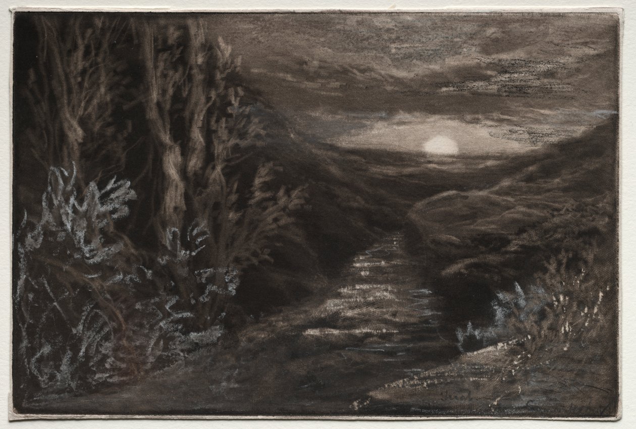 Moorland Stream tekijältä Francis Seymour Haden