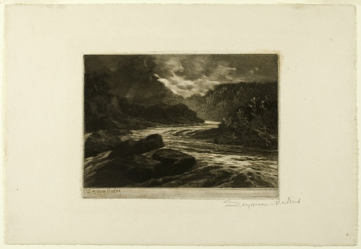 Lohijoki, nro II tekijältä Francis Seymour Haden