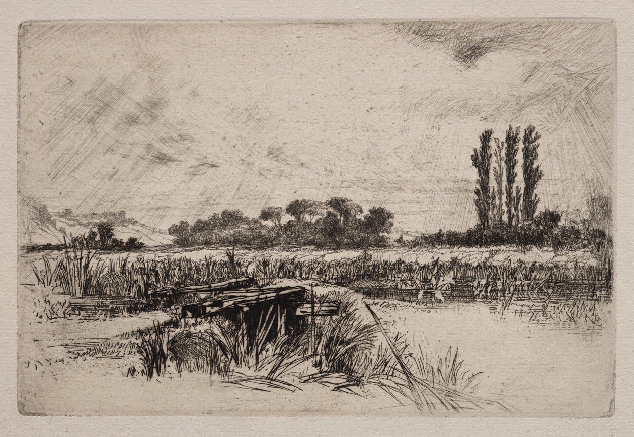Vesiniity, 1859. tekijältä Francis Seymour Haden