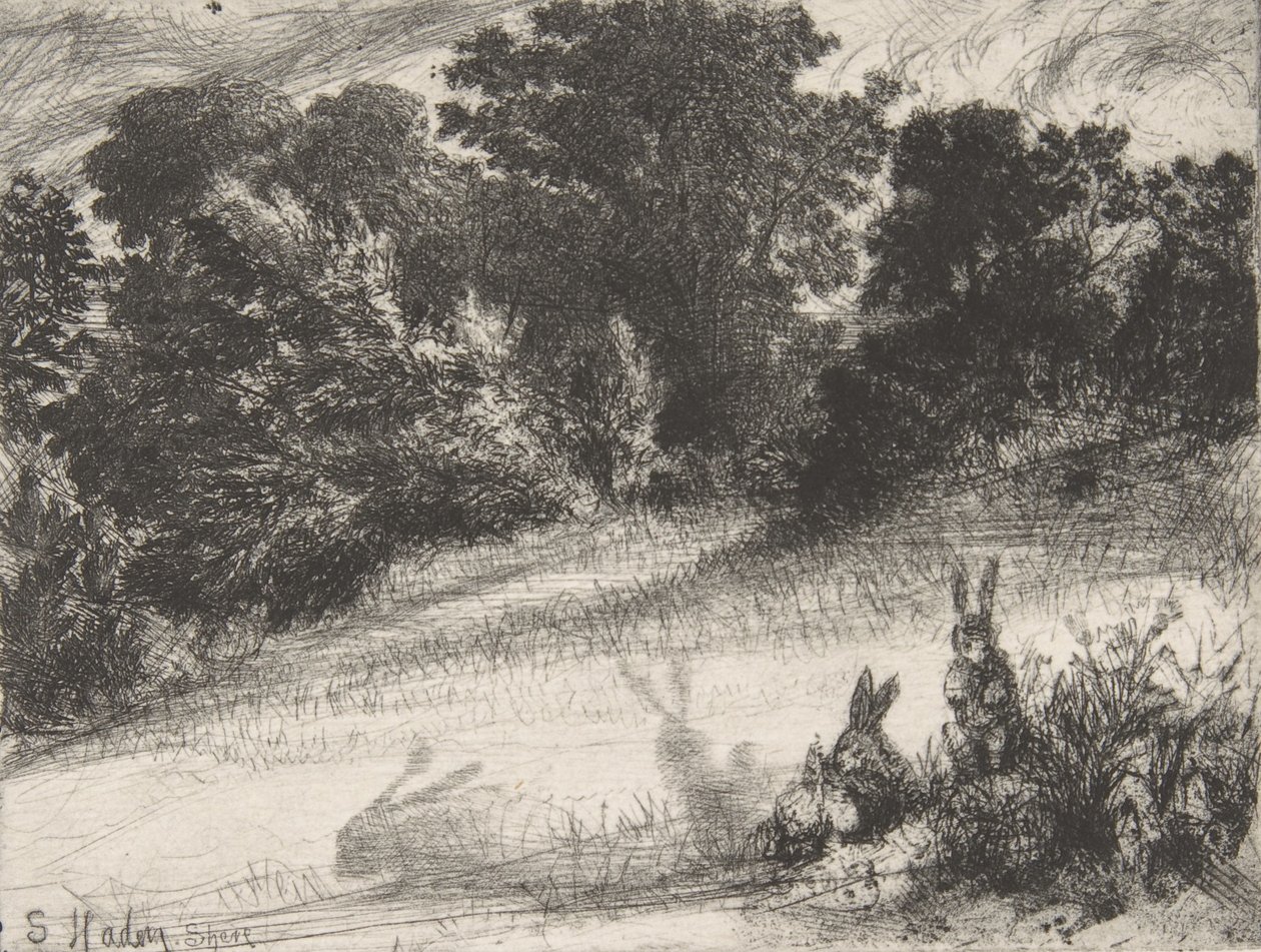 Combe Bottom, 1860, 1860. tekijältä Francis Seymour Haden