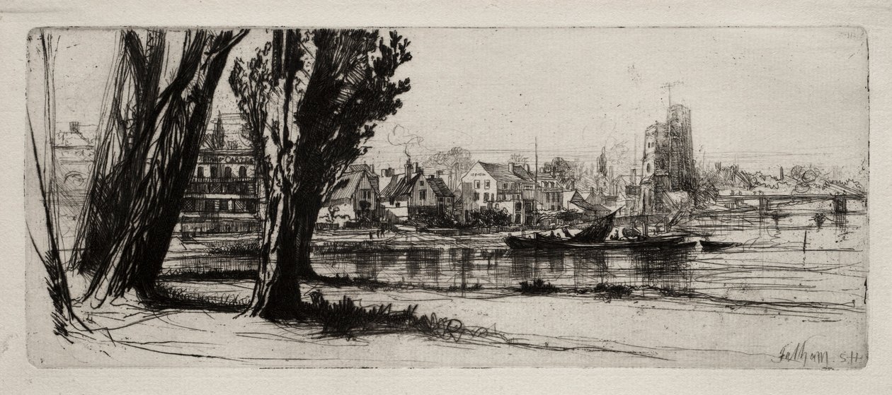 Fulham. tekijältä Francis Seymour Haden