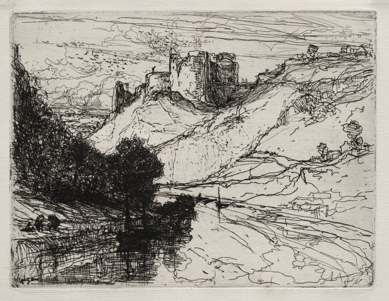 Kilgarenin linna, 1864. tekijältä Francis Seymour Haden