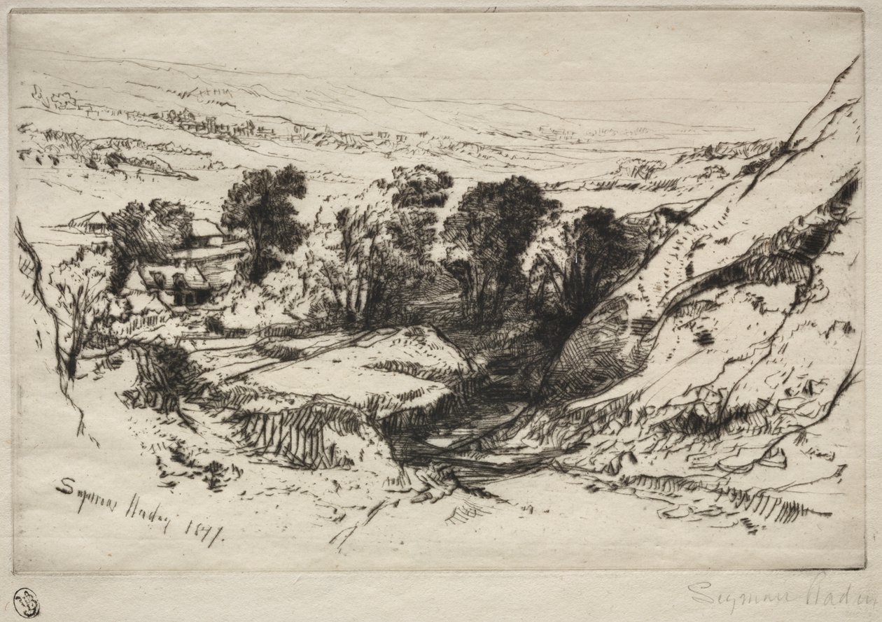 Yhdeksän Barrow Down tekijältä Francis Seymour Haden