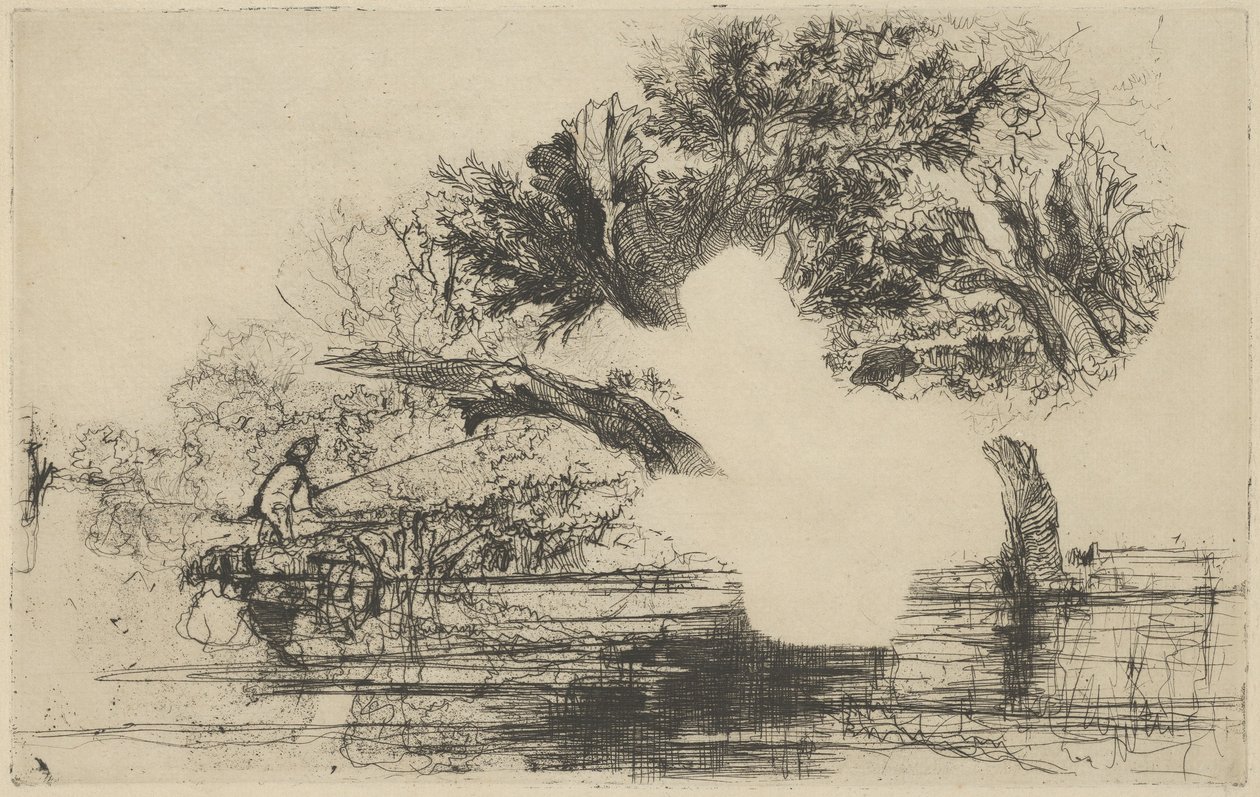 Penton Hook, 1864, 1864. tekijältä Francis Seymour Haden
