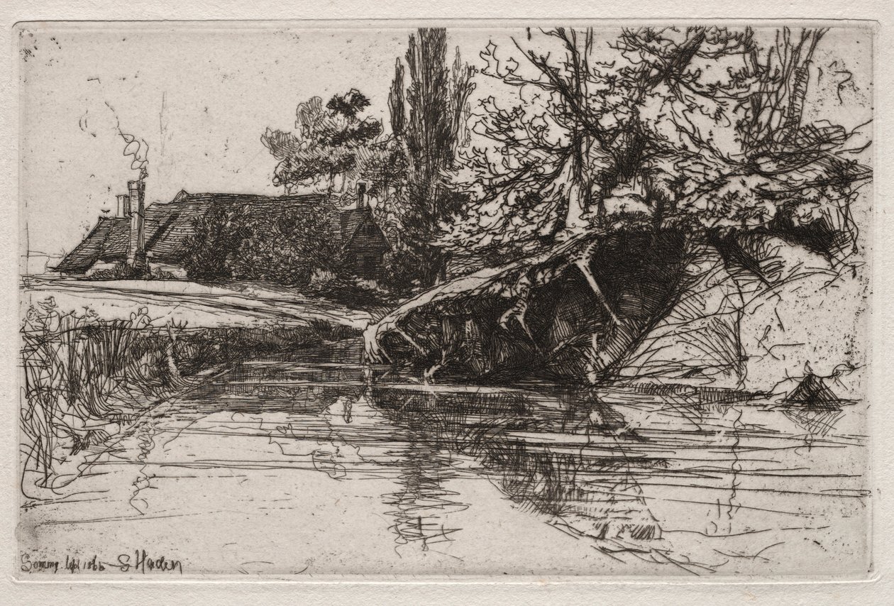 Vallihauta, 1865. tekijältä Francis Seymour Haden