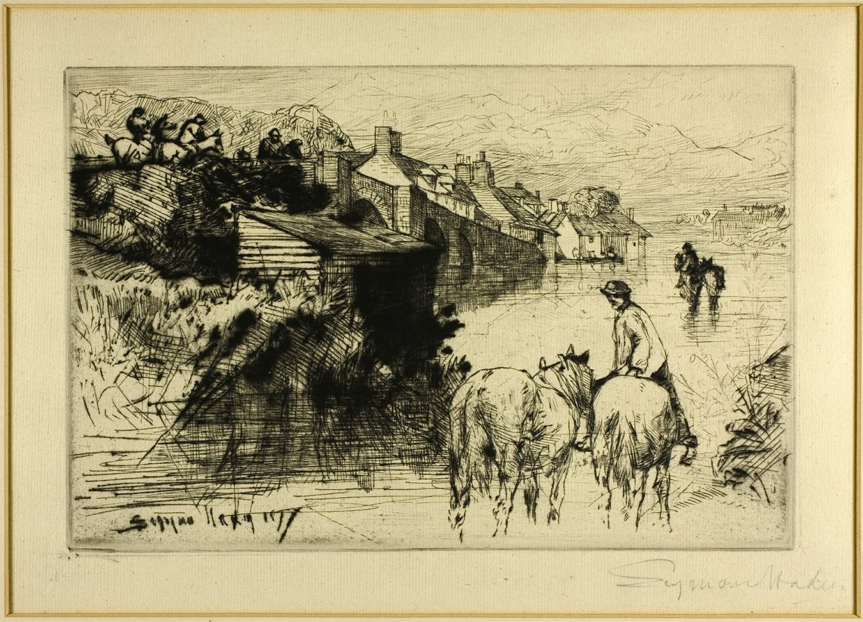 Warehamin silta tekijältä Francis Seymour Haden