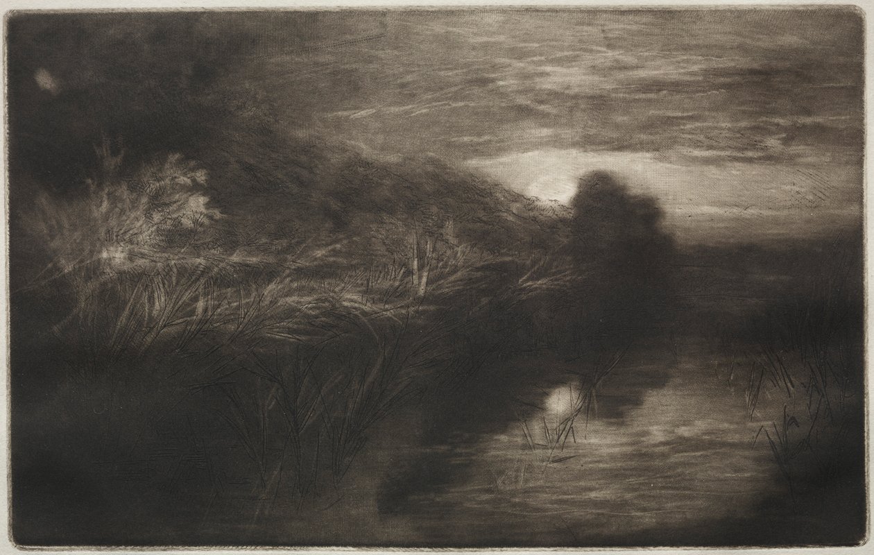 Winchelsean kanava, 1877. tekijältä Francis Seymour Haden