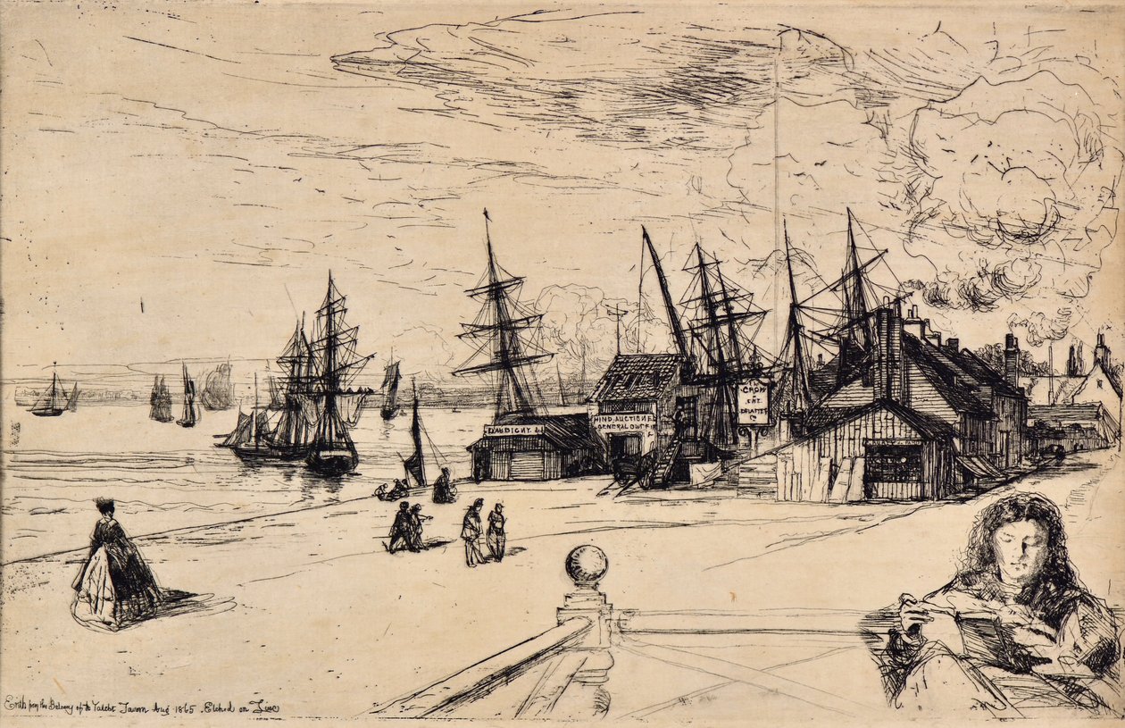 Yacht Tavern, Erith tekijältä Francis Seymour Haden