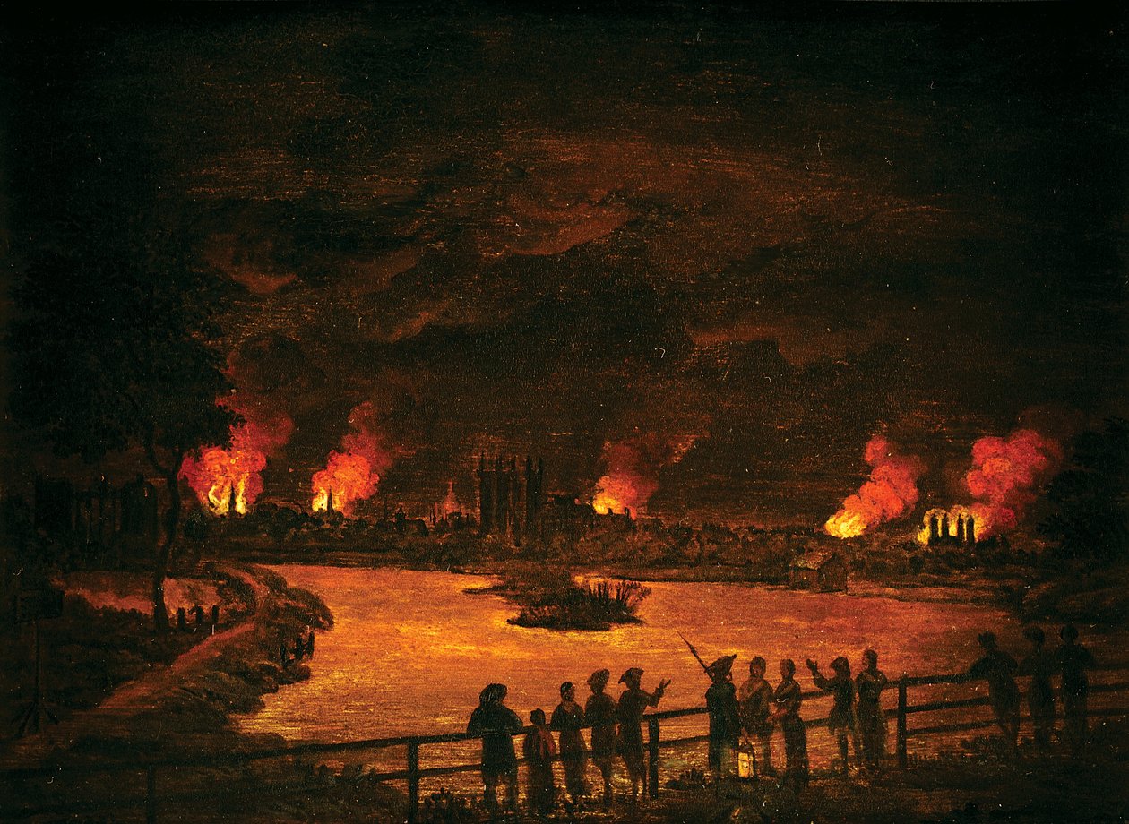 Gordon Riots, 1780 tekijältä Francis Swaine
