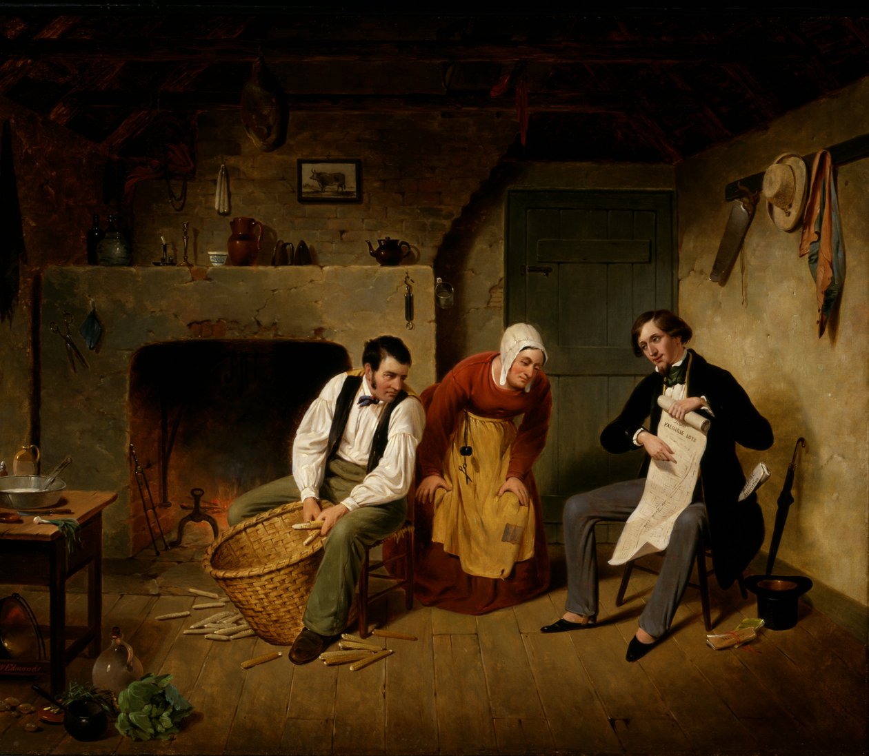 Spekulaattori, 1852. tekijältä Francis William Edmonds