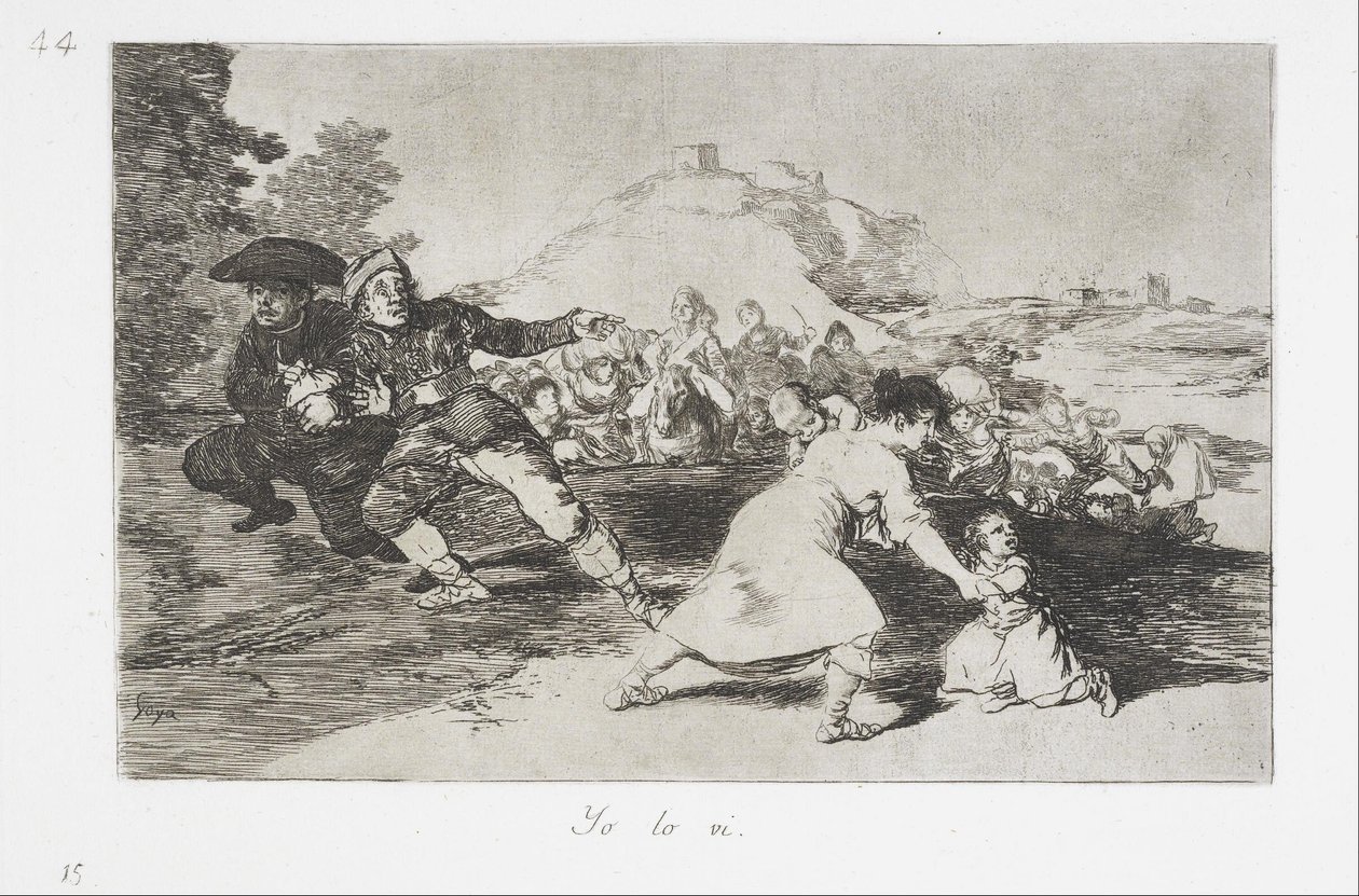 Näin sen sarjasta The Disasters of War tekijältä Francisco de Goya