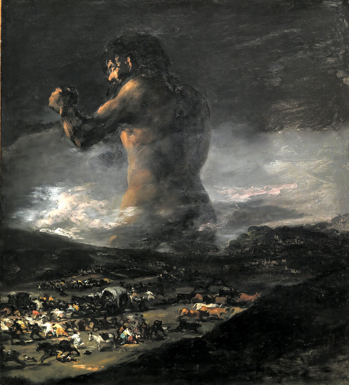 Kolossi tekijältä Francisco de Goya