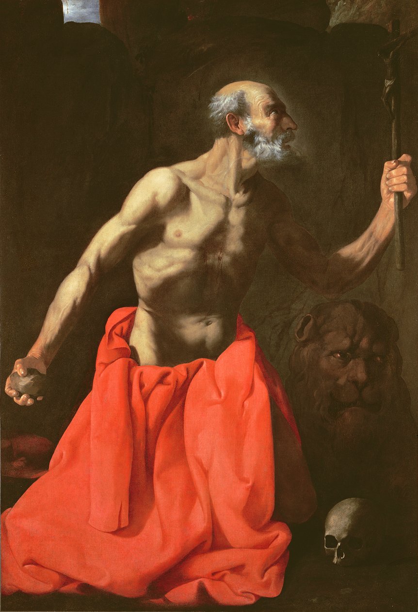 Pyhä Hieronymus tekijältä Francisco de Zurbaran