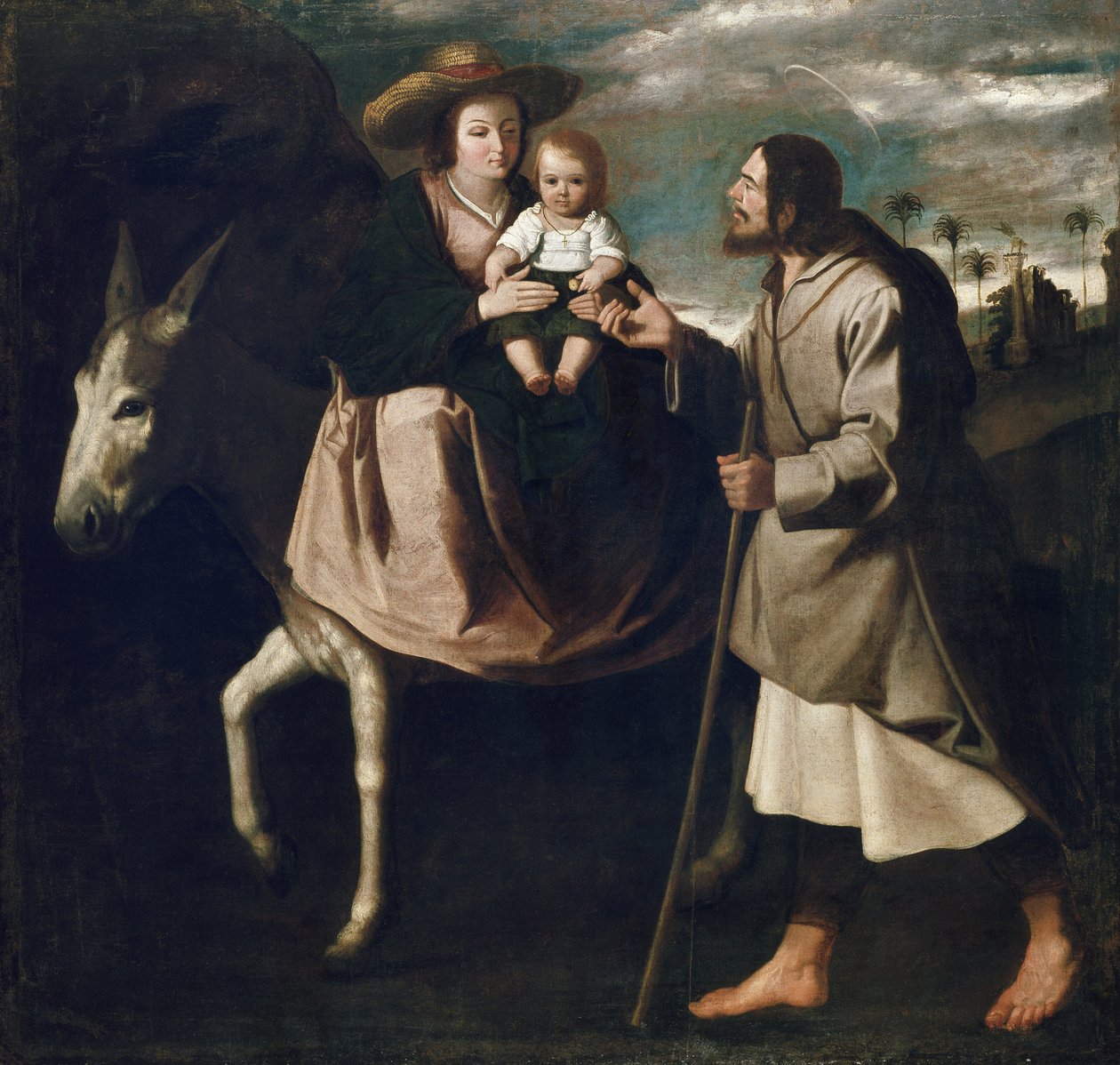 Lento Egyptiin tekijältä Francisco de Zurbaran