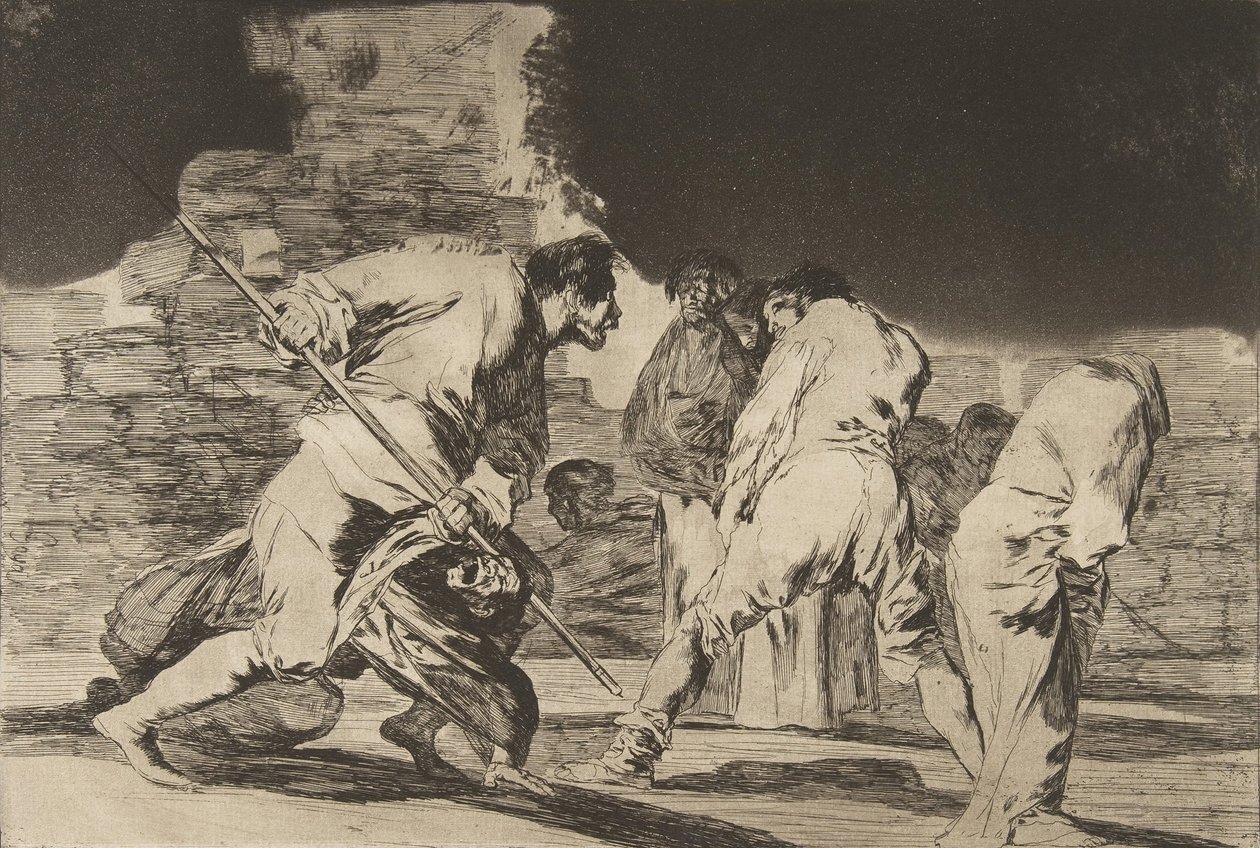 Nonsense Sananlaskut, n. 1816-23 julkaistu 1864. tekijältä Francisco de Goya