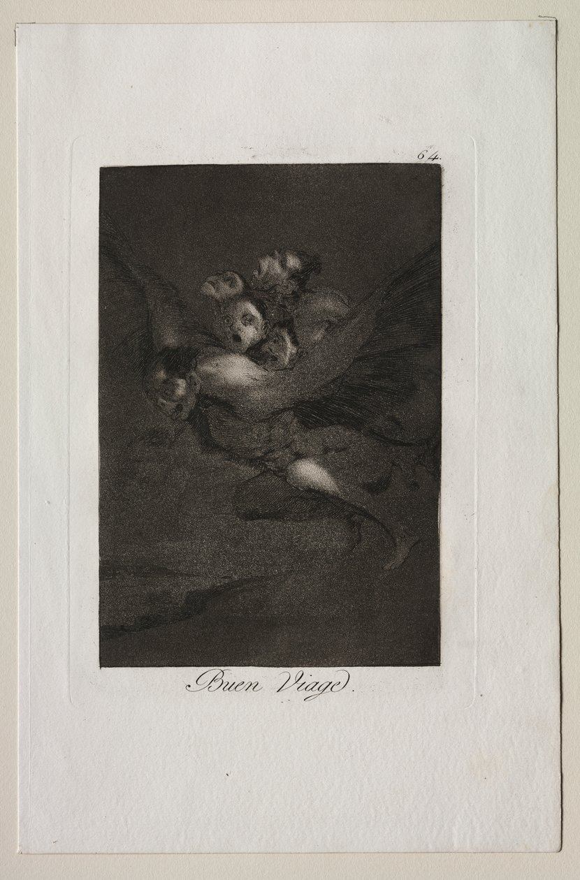 Caprichos: Hyvää matkaa! tekijältä Francisco de Goya