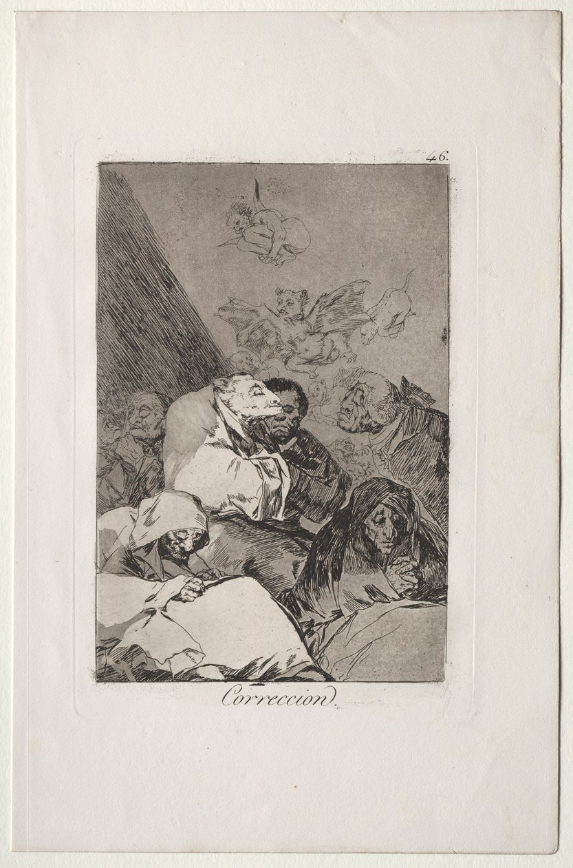 Caprichos: Oikaisu tekijältä Francisco de Goya