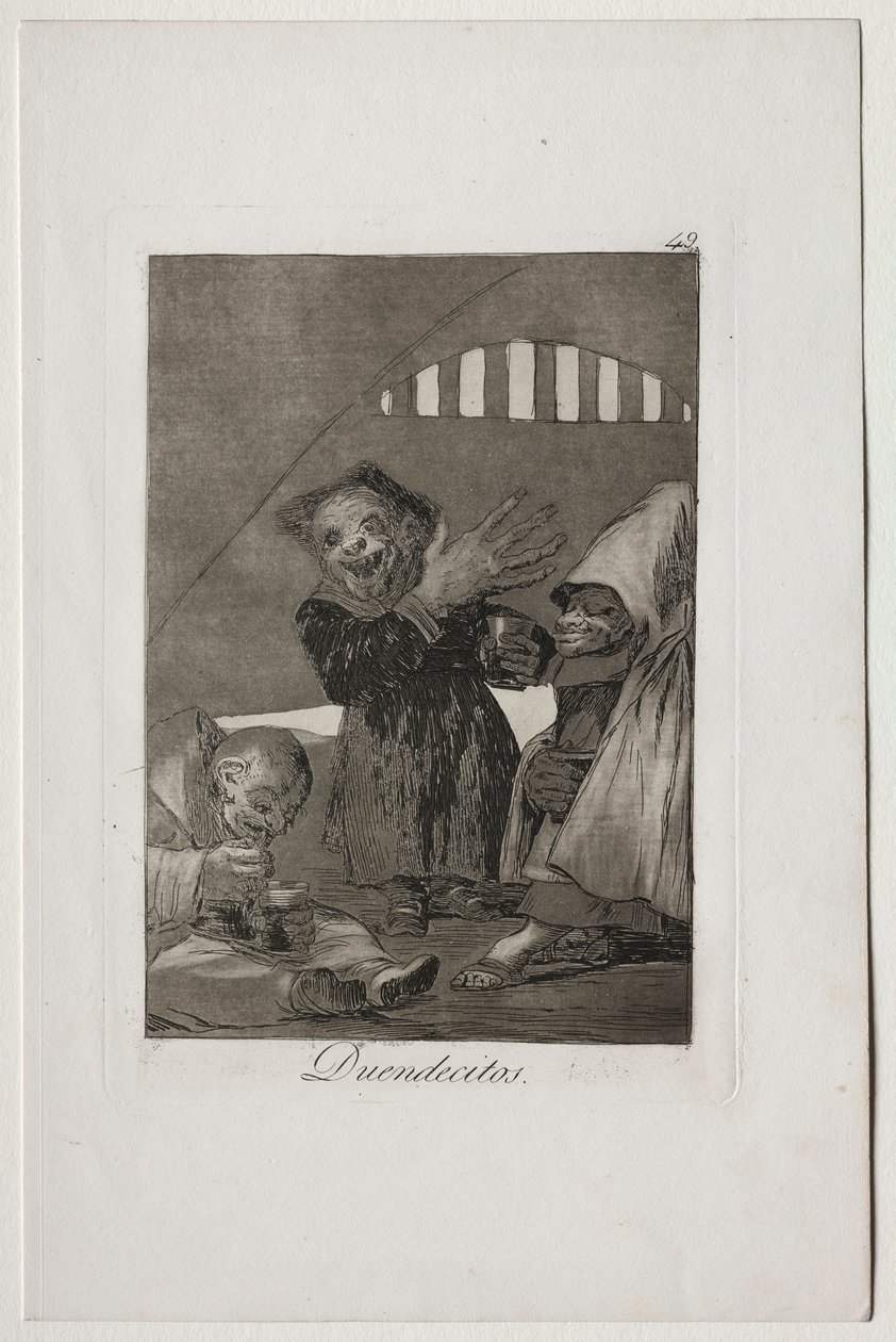 Caprices: Hobgolins. tekijältä Francisco de Goya