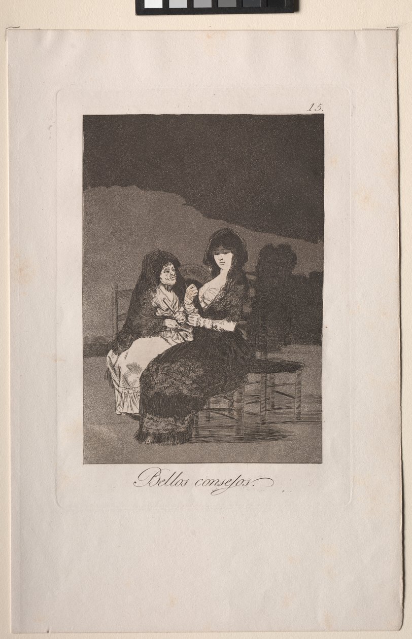 Caprichos: Kauniita opetuksia. tekijältä Francisco de Goya