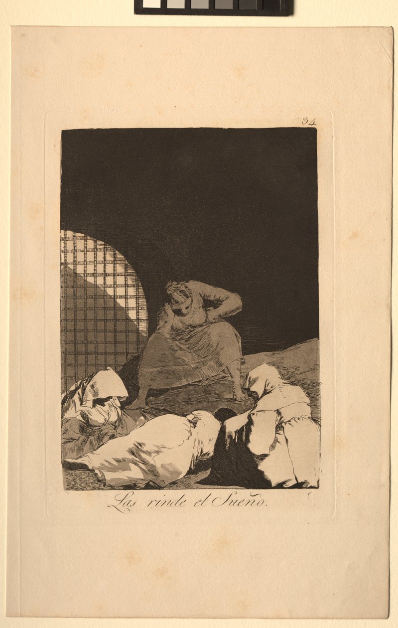 Caprichos: Uni voittaa heidät. tekijältä Francisco de Goya