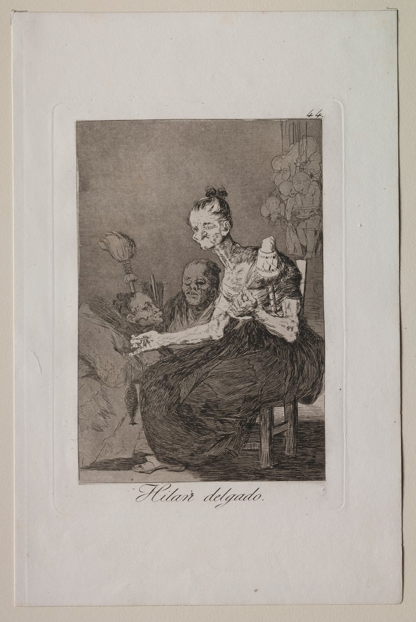 Caprichos: He pyörivät hienosti tekijältä Francisco de Goya