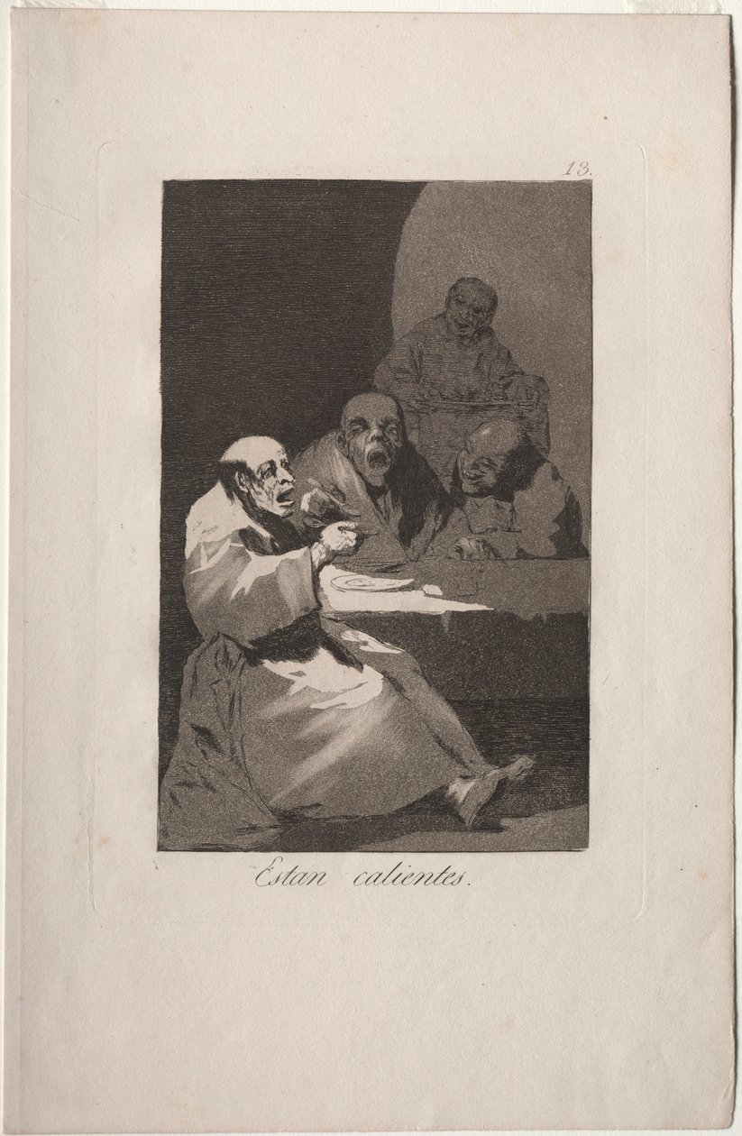 Caprichos: He ovat kuumia.. tekijältä Francisco de Goya