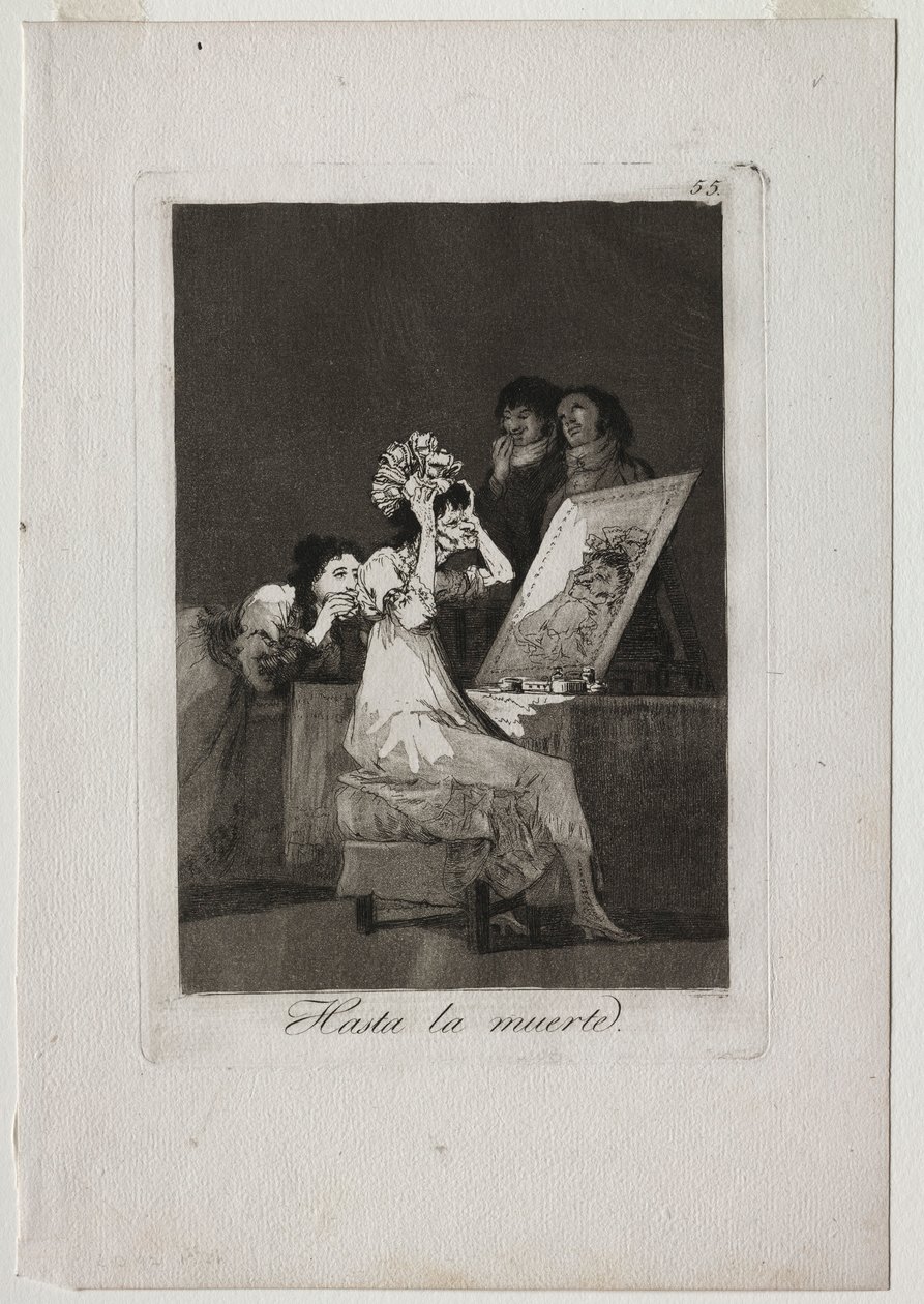 Caprichos: Kuolemaan asti, 1799. tekijältä Francisco de Goya