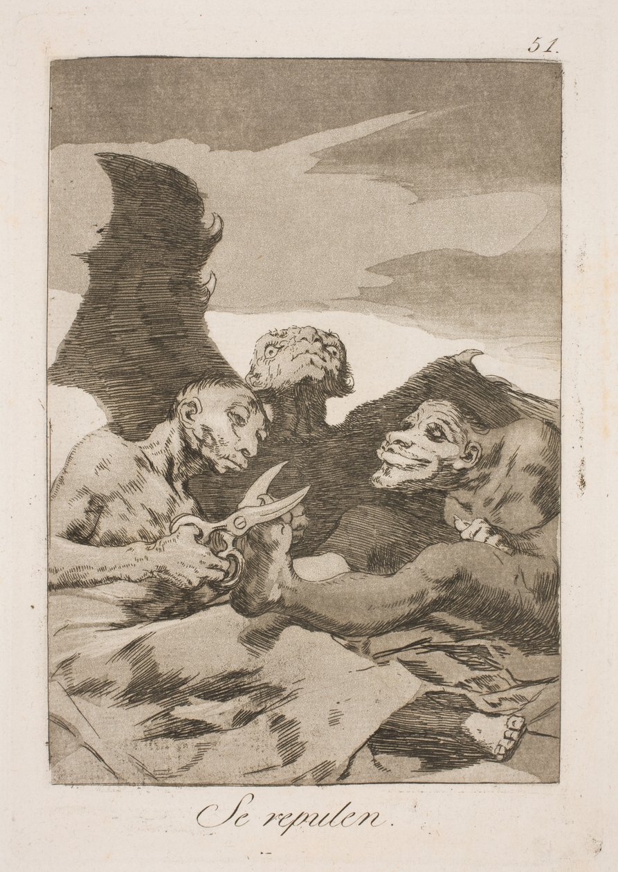 He hoitavat wc:n tekijältä Francisco de Goya