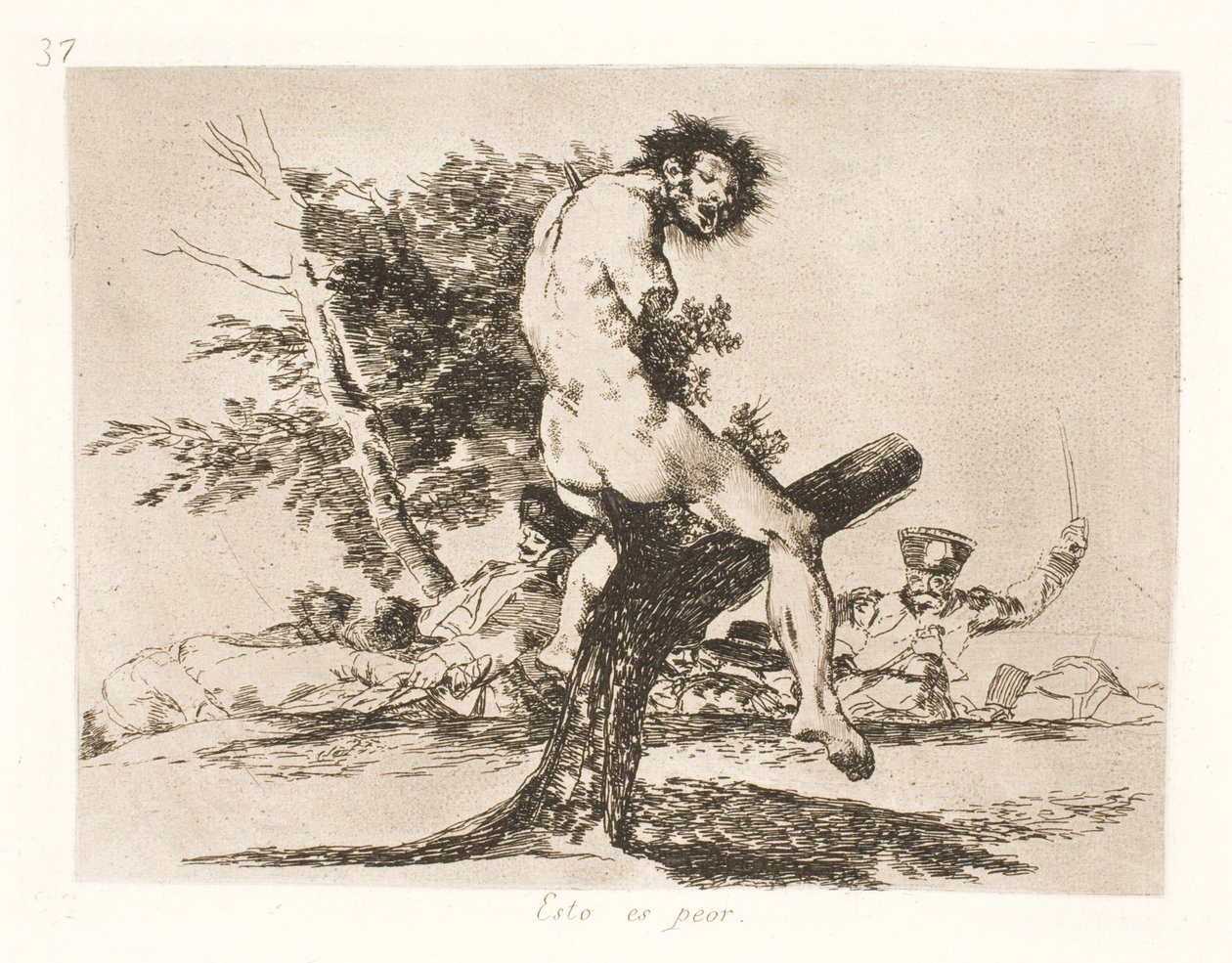 Tämä on pahempaa (37) tekijältä Francisco de Goya