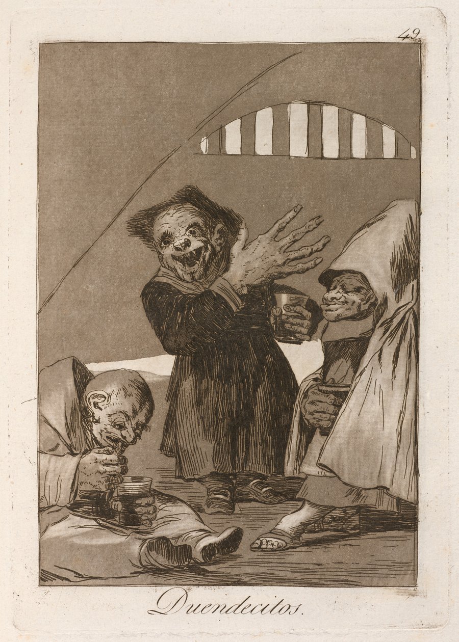 Pixies (Hobgoblins) tekijältä Francisco de Goya