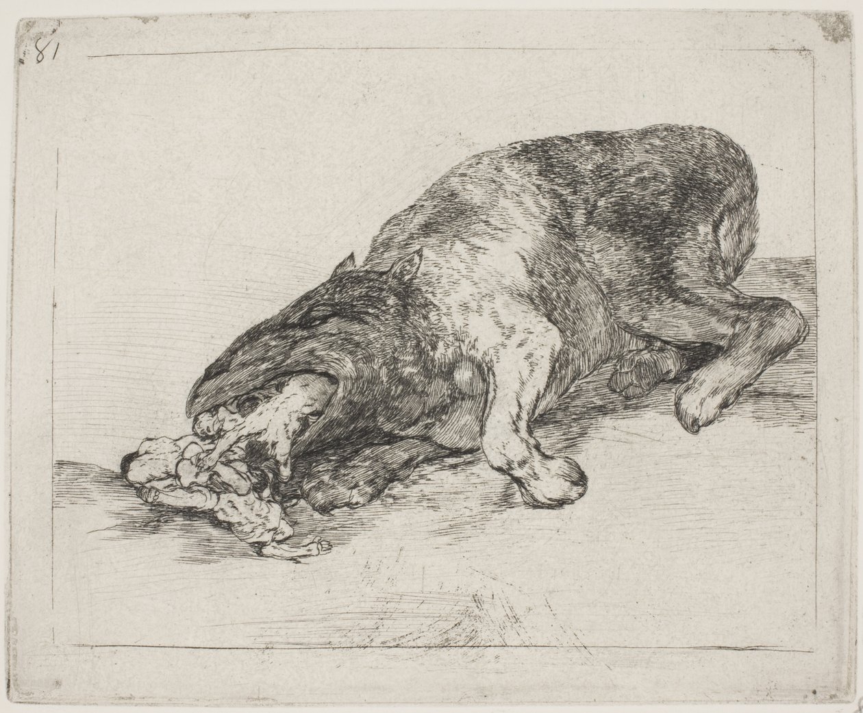 Villi hirviö (81) tekijältä Francisco de Goya